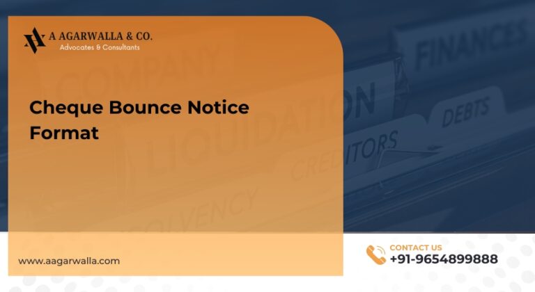 Cheque Bounce Notice Format Legal Steps And Procedures