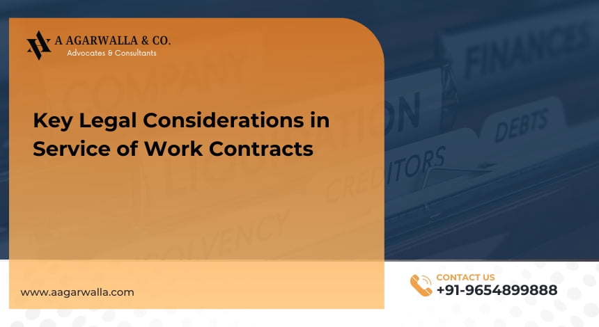 Key Legal Considerations in Service of Work Contracts
