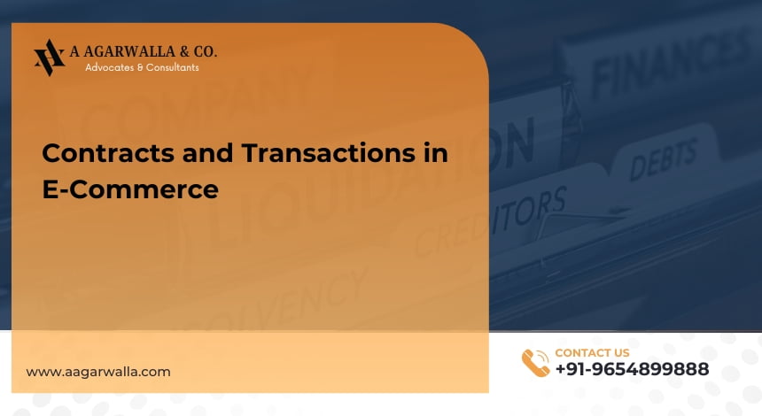 Contracts and Transactions in E-Commerce