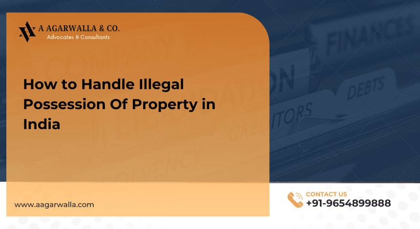 Illegal possession of property