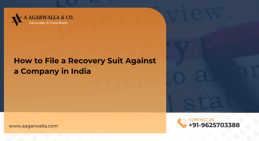 recovery suit against a company