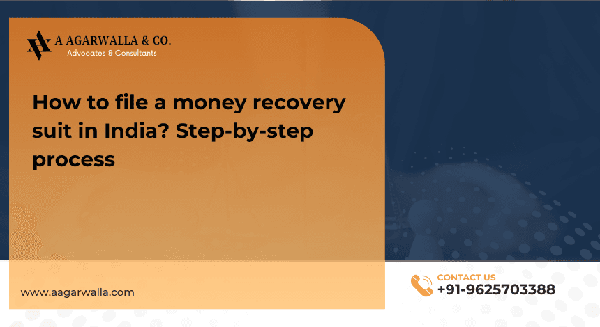 money recovery suit in India