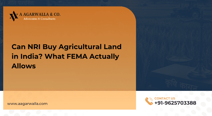 Can NRI buy agricultural land in India
